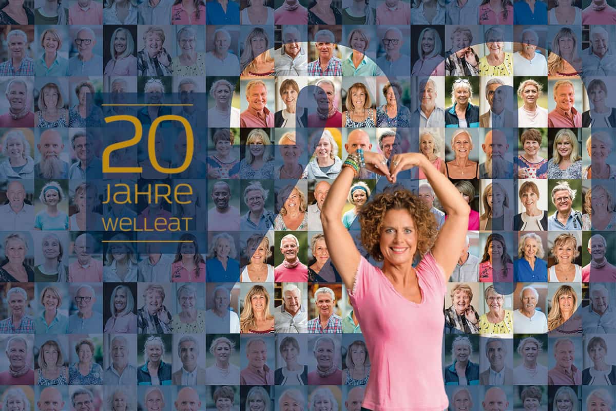 Wir jubeln: 20 Jahre Welleat – 20 Jahre natürliche Unterstützung für starke Lebensphasen! Wir jubeln: 20 Jahre Welleat – 20 Jahre natürliche Unterstützung für starke Lebensphasen!