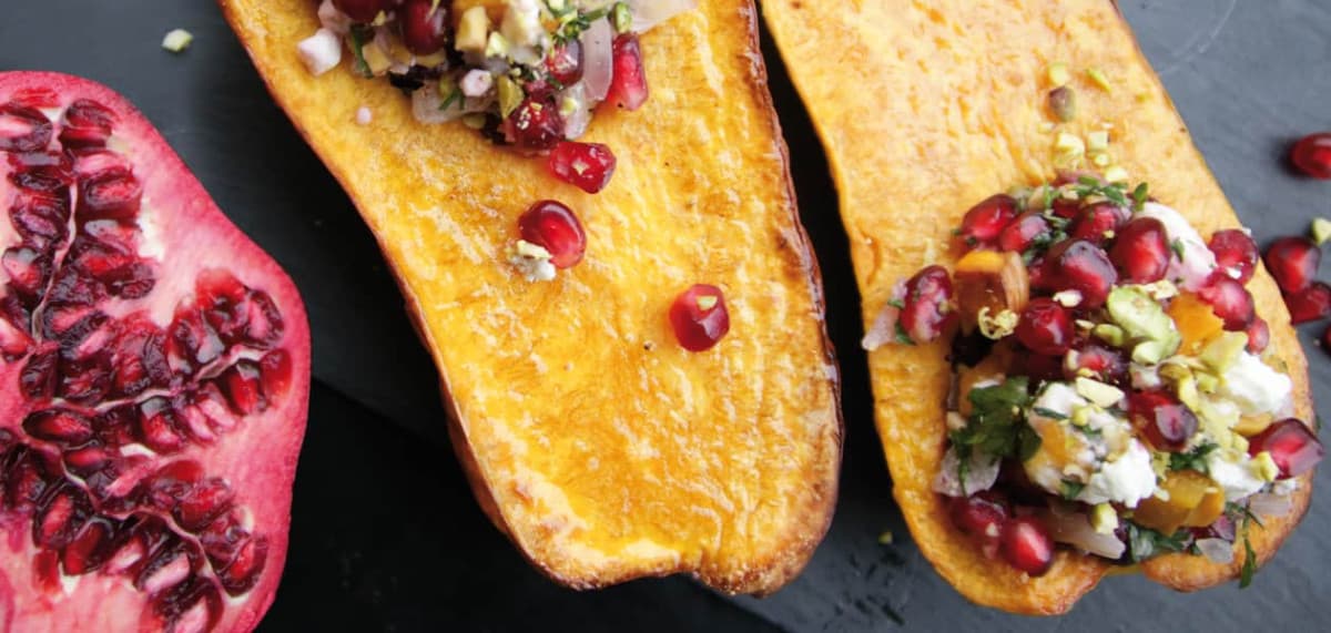 BUTTERNUT MIT GRANATAPFEL