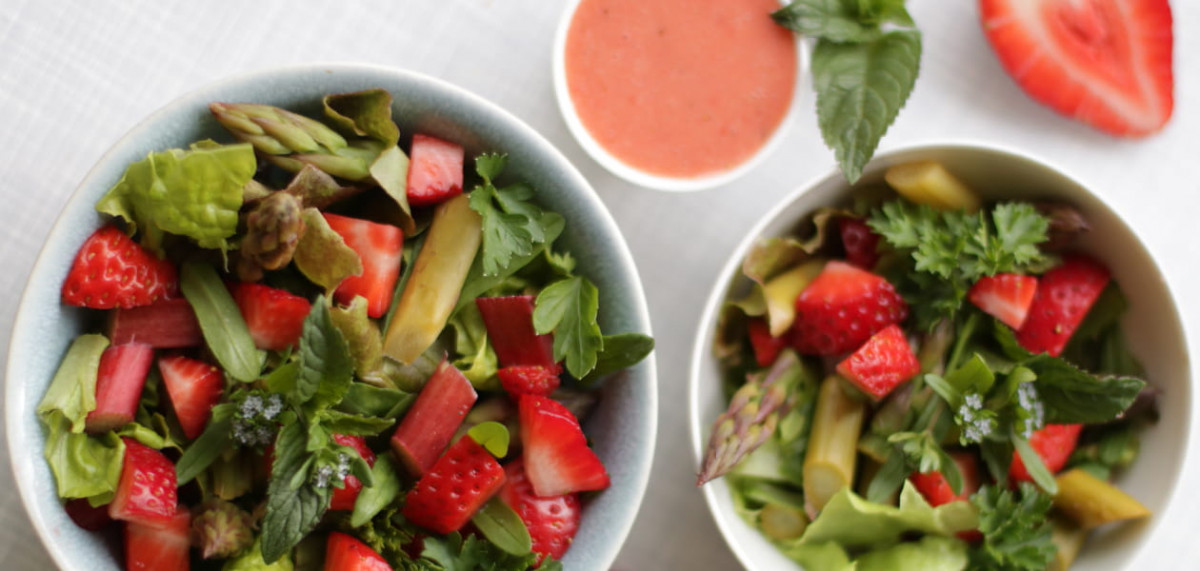 RHABARBER-SPARGEL-SALAT RHABARBER-SPARGEL-SALAT